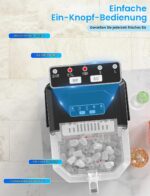 FZF Eiswürfelmaschine Kompakt – 9 Eiswürfel in 6 Minuten für Zuhause & Büro – Bild 5