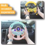 RedCrab Kinder Lenkrad mit 360° Rotation – Interaktives Lernspielzeug für Jungen & Mädchen – Bild 3