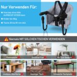 Herrselsam Faltbarer Tischsitz für Babys – Portable Sitzerhöhung für Tische 2-8.5cm – Bild 6