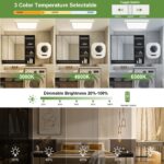 LEZOE LED Deckenleuchte 24W mit Radar-Bewegungsmelder – Dimmbar & 3 Farbtemperaturen – Bild 2