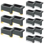 GIGALUMI 16er Set Solarleuchten für Aussen – Warmweiss Treppenlicht für Zaun & Terrasse