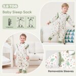 Looxii Baby Winterschlafsack 80 cm mit Beinen – 3.0 Tog Baumwolle für 18–36 Monate – Bild 2