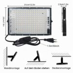 CREATESTAR 150W LED Strahler Warmweiss 15000LM – IP65 Aussenstrahler für Garten & Sportplatz – Bild 5