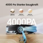 Vexilar W7 Saug- und Wischroboter 3in1 – 4000Pa Saugkraft für Tierhaare & Hartböden – Bild 2