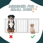 Semiocthome Bambus Hundegitter freistehend – 61 cm hoch, erweiterbar bis 140 cm – Bild 7
