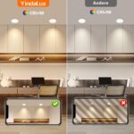 YindaLux LED Einbaustrahler 230V 3er Set – 3CCT Farbtemperatur für Möbel & Spiegelschränke – Bild 6
