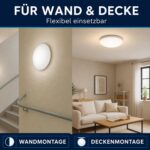 HAVA Deckenleuchte 2x E27 mit Metallrahmen – Wand- & Deckenmontage für Innenräume – Bild 5