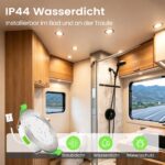 ALUSSO 6er Set LED Einbaustrahler 12V – Ø55-68mm Deckenspots mit 3 Farbtemperaturen – Bild 4