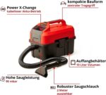 Einhell Akku-Nass-Trockensauger TE-VC 18/10 Li – 10-L-Behälter & Power X-Change – Bild 5