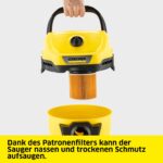 KÄRCHER WD 3 V-17/4/20 Nass-/Trockensauger – 1.000 W Mehrzwecksauger mit Patronenfilter – Bild 2