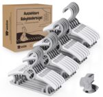 24er Set mitwachsende Kinderkleiderbügel – ausziehbar von 27,5–37 cm für Neugeborene bis Teenager