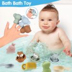 16-teiliges Badewannenspielzeug Set BITOYO – Silikon Wasserspielzeug für Babys & Kleinkinder – Bild 5