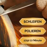 TronicXL 600W Lamellenschleifer – Profi-Schleifmaschine mit Polierscheibe für Messer & Werkzeuge – Bild 3