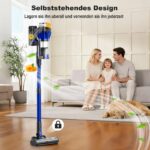 Hearten Akku Staubsauger 70000 Pa mit 600W Motor – 65 Min Laufzeit für Tierhaare & Hartböden – Bild 7