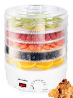 MalTec Lebensmitteltrockner 11,5l mit 5 Sieben – Dehydrator 35-70°C für Obst & Gemüse