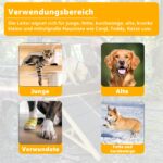 YRHome Hunderampe Holz klappbar 100x40cm – höhenverstellbar bis 100kg für Bett, Sofa & Auto – Bild 7
