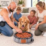 BALLONTE Schnüffelteppich 2-in-1 mit Leckerli-Beutel – Intelligenzspielzeug für alle Hunde – Bild 9