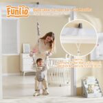 FUNLIO Baby-Türhopser 6–24 Monate mit Türklemme – Höhenverstellbar bis 18 kg – Bild 3