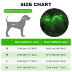 MASBRILL LED Hundegeschirr Grün S – Aufladbar & Reflektierend für sichere Nachtspaziergänge – Bild 4