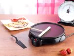 Rosenstein & Söhne Crêpes-Maker 650 W – Elektrischer Crêpeur mit 23 cm Durchmesser – Bild 2
