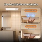 LED Deckenleuchte mit Bewegungsmelder & 12000mAh Akku – Fernbedienung für Innen – Bild 6