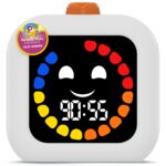 VISSE TimeBuddy Visueller Timer für Kinder – Digitale Zeitverwaltung mit Smiley-Display
