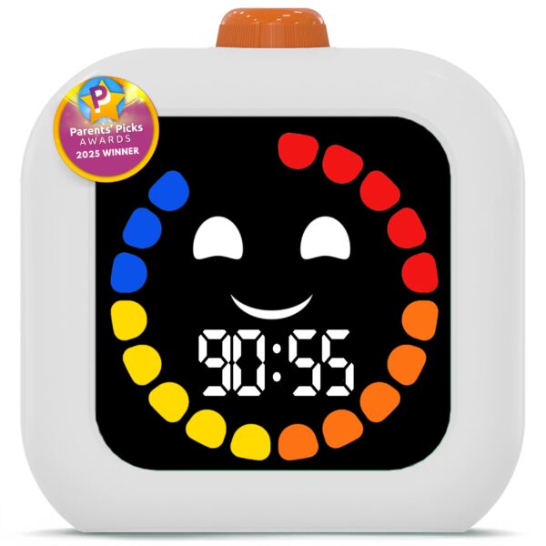 VISSE TimeBuddy Visueller Timer für Kinder – Digitale Zeitverwaltung mit Smiley-Display