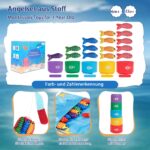 TenFans Montessori Angelspiel 22-teilig – Sensorisches Babyspielzeug ab 6 Monaten – Bild 5