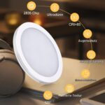 Lightess 6er LED Unterbauleuchte 12V Warmweiss – Schrank- & Vitrinenbeleuchtung für Küche – Bild 2