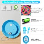 LyLmLe Magnetische LED Poolleuchte 15cm RGBW – 40h Laufzeit, IP68 Wasserdicht, 2er-Pack – Bild 2