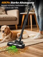 SUXIANGVAC Akku Staubsauger 500W/55kPa – Kabelloses Reinigungssystem für Tierhaare & Hartböden – Bild 3