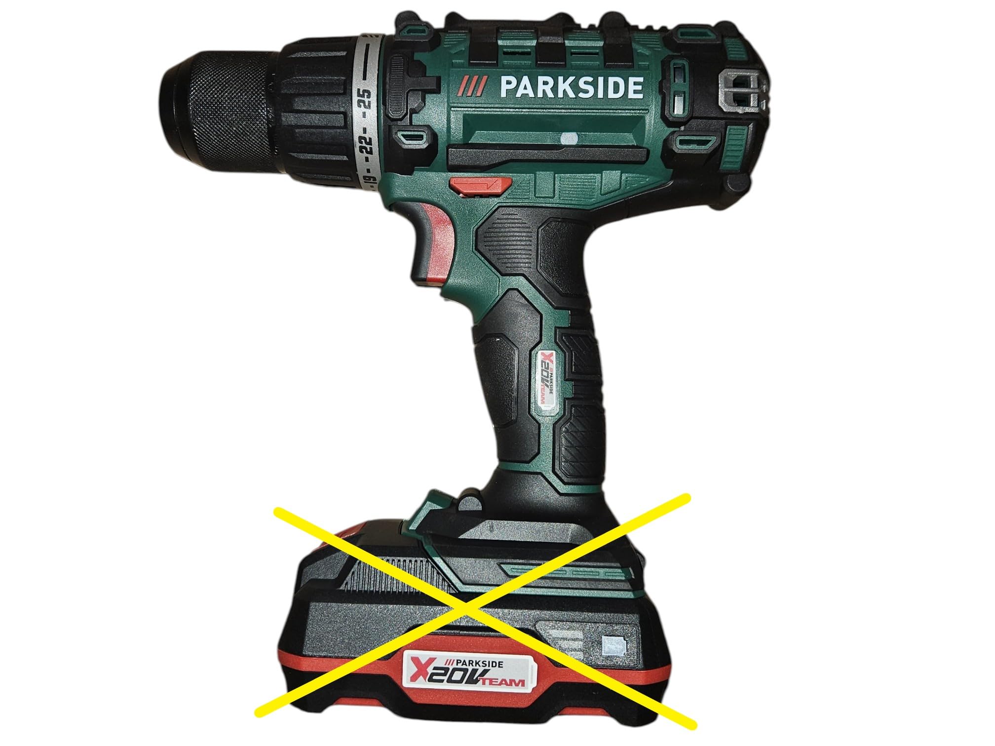 Parkside Akku-Bohrschrauber PABS 20-Li X20V – Profi-Bohrmaschine im Transportkoffer