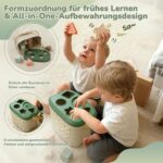 Auezona 5-in-1 Montessori Spielzeug ab 6 Monate – Sensorik & Motorik Lernset – Bild 3