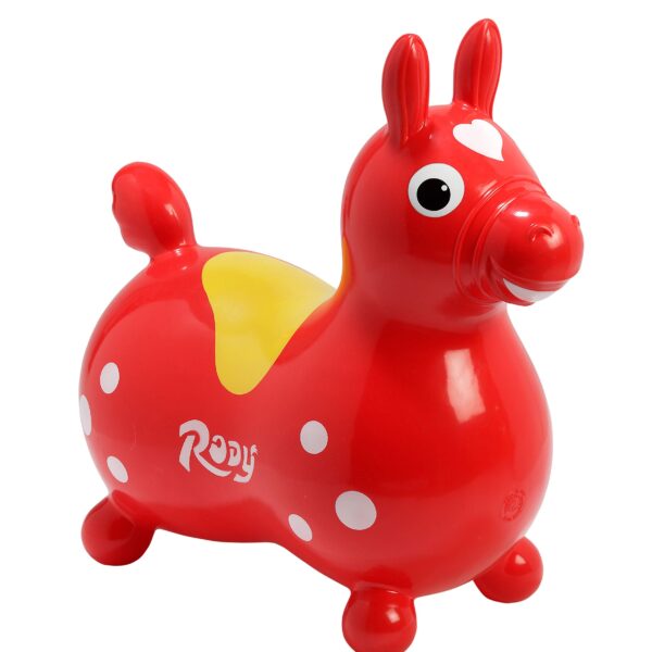 Rody Hüpfpferd rot – Hochwertiges Springpferd für Kinder ab 3 Jahren