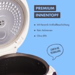 Reishunger Digitaler Reiskocher Starter Set – 12 Kochmodi mit Zubehör & 8 Reissorten – Bild 8