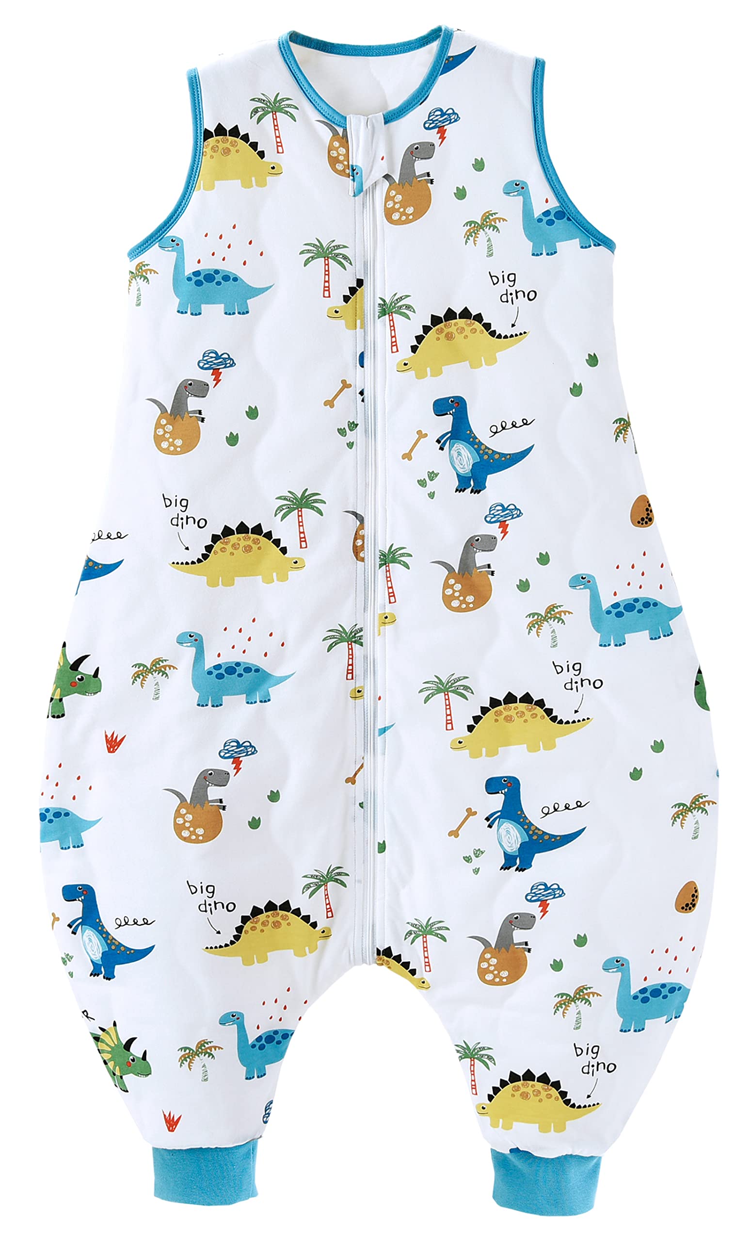 Chilsuessy Baby Schlafsack mit Füssen 2.5 Tog – Ganzjahres Schlafsack 70cm (80-90cm)