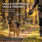 HUND IST KÖNIG Rollleine 8m – Ausziehbare Hundeleine bis 50kg mit ergonomischem Griff – Bild 3