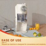 Wanvoapls Rasierte Eismaschine mit Edelstahl-Klingen – Schneekegel-Maker für Zuhause – Bild 6