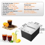 VEVOR Drop-in-Eisbox 55 L Edelstahl – Einbau-Eiskühler für Gewerbe & Gastronomie – Bild 7