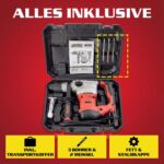 Hecht Bohrhammer 1500 W mit 6 J & SDS Plus – Profiwerkzeug für Beton & Stein – Bild 2