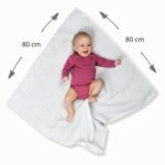 MAKIAN Mullwindeln 6er Pack 80x80 cm – Oeko-TEX® zertifiziert für Babys – Bild 2