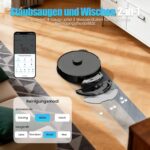 BOTLUXE E10+ Saug- und Wischroboter mit 8000Pa & LiDAR – Intelligente Reinigung für Tierhaare – Bild 4