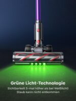 INTETURE Akku Staubsauger 600W 50KPa – 65 Min Laufzeit mit Wandladestation & Grünlicht – Bild 3