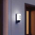 Steinel L 1 S Wandlampe schwarz mit Bewegungsmelder & Hausnummer – Sensor-Aussenleuchte für Hauseingänge – Bild 3