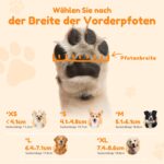 PICK FOR LIFE Hundesocken Anti-Rutsch M mit Klettverschluss – Pfotenschutz für Hartholzboden – Bild 5