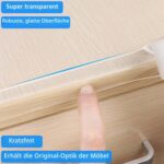 MILEQEE Selbstklebender Kantenschutz 40mm x 4m – Transparenter Baby-Eckenschutz mit Stoßdämpfung – Bild 4