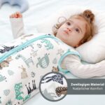 Mosebears Baby Winterschlafsack 2.5 Tog – 100% Baumwolle für Neugeborene 0-6 Monate – Bild 4