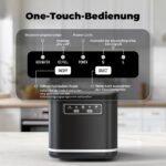 Acmeenjoy Eiswürfelmaschine 12 kg/24h – Schnelle Eisproduktion mit Selbstreinigung – Bild 4