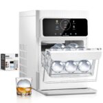 FOHERE Eiswürfelmaschine 63 mm – Premium Eiskugeln für Whiskey & Cocktails
