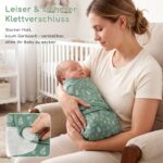 Yukkidds Pucksack 3er Pack – 100% Baumwolle Pucktuch für Neugeborene 0-3 Monate – Bild 5
